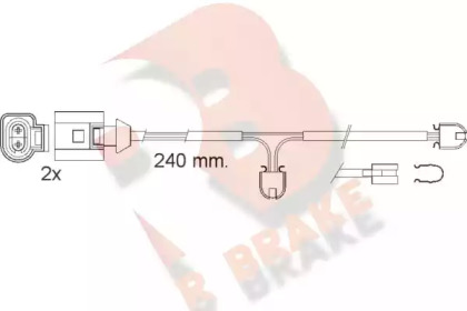 Контакт (R BRAKE: 610546RB)